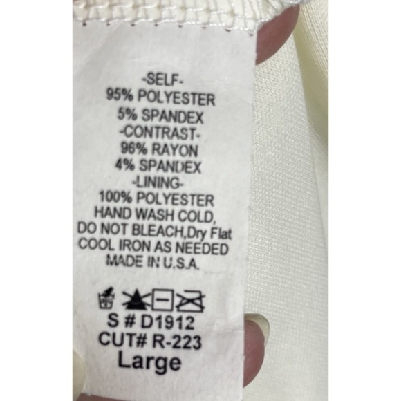 Poema Lace Fit Flare Dress Womens L Coquette Victorian Bows Dainty Fairy - Picture 10 of 11